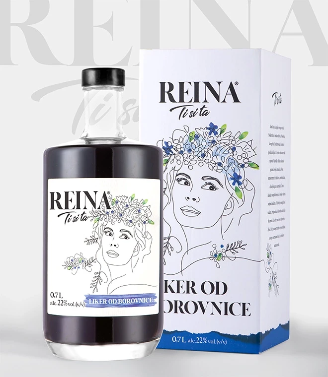 Liker od Borovnice 700ml - Poklon Pakovanje