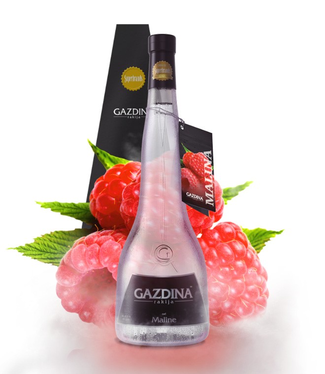 Rakija od Maline 750ml - Luxury Pakovanje