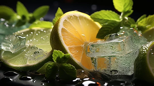 Limun i led osvježavaju biljno okruženje.